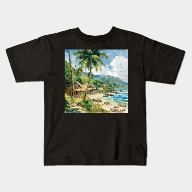 Tonga Kids T-Shirt by ComicsFactory